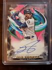 2023 Topps Inception JULIO RODRIGUEZ Pink AUTO /99 SEATTLE MARINERS