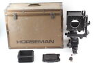 HORSEMAN LX 45 4x5 Large Format Film Camera Black Body JAPAN *Near MINT w/ Case*