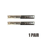 2× Metal Limited Edition Logo Car Sticker Emblem Badge Decal Trim Accessories (For: Hummer H3)