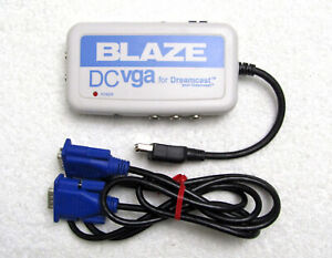 Blaze DC VGA Box (Convertor Adapter) for Sega Dreamcast /w VGA Cable Cord