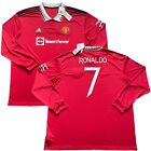 2022/23 Manchester United UCL Home Jersey #7 Ronaldo 3XL Long Sleeve NEW