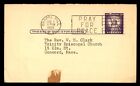 New ListingMayfairStamps US 1958 North Carolina Chapel Hill to Concord MA Stationery Card a