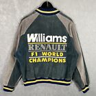 A1 Vintage 1997 Williams Renault Formula 1 Champion Suede Leather Jacket Medium