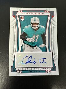 New Listing2022 Channing Tindall National Treasures Rookie Auto Autograph Purple /49