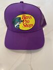 Bass Pro Shops Logo ~ Mesh Snapback Hat Fishing & Outdoors ~ Purple  ~ NEW ~