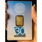 Estonia gold 999.9  2022 year bank token 30 years of money reform-  UNC 3.11 gr.