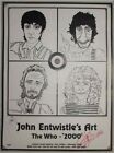 John Entwistle The Who Art Autographed Signed Poster Certified PSA/DNA COA