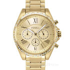 FOSSIL Modern Courier Womens Gold Chronograph Watch, Crystals, Stainless Steel