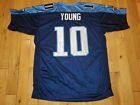 Reebok On Field Vince Young TENNESSEE TITANS Men's Authentic NFL Team JERSEY 52