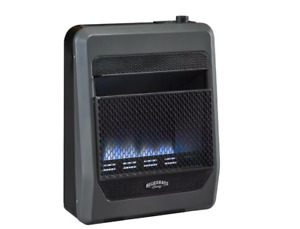 20000 BTU Vent Free Blue Flame Gas Wall/Floor Indoor Space Heater with Blower