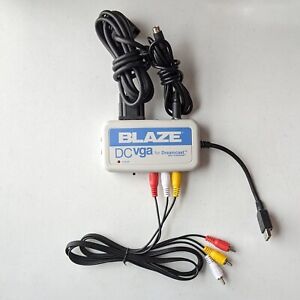 Blaze DC VGA for Sega Dreamcast COMPLETE w/ VGA + S-Video + RCA Composite Cables