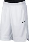 NWT Men's Nike Icon Dri-Fit Basketball Shorts White Black Dri Fit Size S M