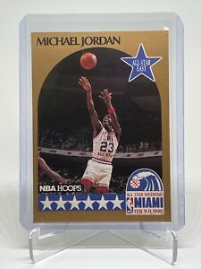 1990-91 NBA Hoops Michael Jordan #5 All-Star Chicago Bulls