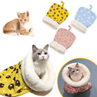 Warm Cat Sleeping Bags Lamb Plush Thickened Pocket Bed Winter Portable Pet Nest