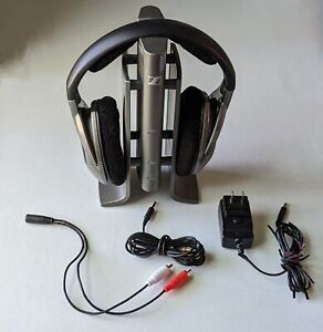 Sennheiser HDR 180 Wireless Headphones w/ TR-180 Charger Cables & Power Adapter