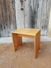FRENCH DESIGN CHARLOTTE PERRIAND WOOD PINE STOOL 1960 FROM LES ARCS