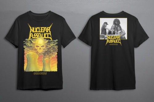 Nuclear Assault Thrash Metal Band Survive T-Shirt S-2XL