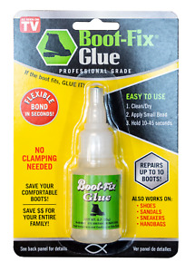 Boot-Fix Glue: Instant Professional Grade Shoe Repair Glue .7oz(20g)
