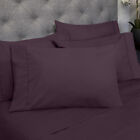 Sweet Home Collection 1500 Count 6 Piece Bedroom Bed Sheet Set Microfiber