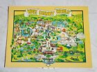New ListingVintage Walt Disney World Magic Kingdom Dial Guide Map 1980 RARE ~NICE~