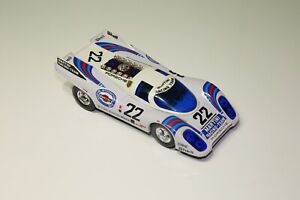 Taiyo C-640 Porsche 917K Martini Battery Operated Bump & Go Japan. Works. Video.