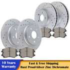 Front Rear Brake Rotors and Pads for 08-11 Chrysler TOWN&COUNTRY Journey Grand (For: 2008 Chrysler Town & Country LX 3.3L)