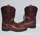 Ariat Mens Heritage Roper Boots Size 12D Brown Leather Cowboy Western Work 35503