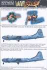 Kits World Decals 1/72 BOEING B-29 SUPERFORTRESS Lucky Leven & Double Exposure