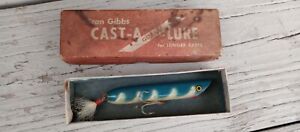 Vintage Stan Gibbs Cast- A - Lure Fishing Lure In Box