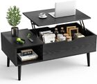New ListingModern Lift Top Coffee Table Wooden Furniture with Storage Shelf
