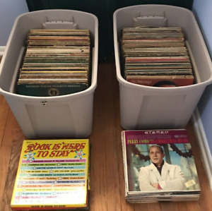 vinyl records bulk lot, sold in multiples of 10 - inquire about custom orders