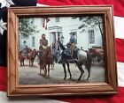 Civil War Painting Print. Robert E Lee, Stonewall Jackson, Richmond White House