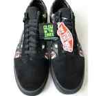 Vans Men's Old Skool Glow Frights Canvas Suede Skate Shoes Black Size 11 NIB