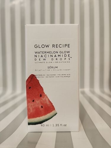 Glow Recipe Watermelon Glow Niacinamide Dew Drops - 40ml 1.35 Oz New