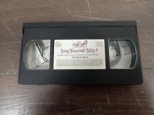 Sesame Street - Sing Yourself Silly (VHS, 1990) Cassette Only VG