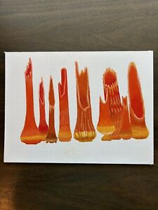 LE Smith Bittersweet Orange Swung Vases Original Painting 12x9”