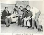 1960 Press Photo Fraternity members rehearse for 