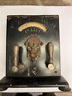 antique coin operated arcade machine electricity is life FIRE FLY made bi Mills