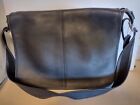 COACH Vintage LEGACY 5206 Full Flap XL BLACK Leather Messenger Bag  BRIEFCASE