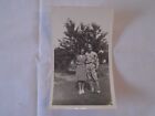 WWII 1940s Photo Handsome Army SOLDIER & WIFE or GIRLFRIEND Cute Vintage