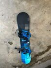 Burton snowboard boots men's size 7 and 144cm board with bindings
