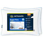 2 Pack Super Firm Bed Pillow, Standard/Queen and King Size - White