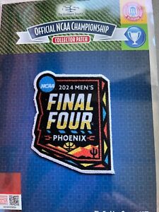 2024 NCAA MENS FINAL FOUR PATCH JERSEY STYLE BASKETBALL PHX MARCH MADNESS 2X2.5