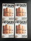 4 X Make Up Forever HD Skin Undetectable Long wear Foundation 4-Shade Samples