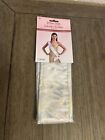 PLATINUM SILVER BRIDE TO BE WEDDING SASH WITH HOLOGRAPHIC PIN (NEW)