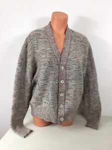 Vintage Wool Cardigan Sweater Womens Large