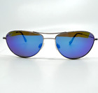 MAUI JIM Polarized Sunglasses MJ 245-17 Baby Beach Silver  Grey h9135