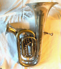 New ListingAntique Two Bell Conn Euphonium Five Valve Horn