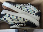 VANS Old Skool Checkerboard Blue Topaz Checkered Shoes Mens 7.5