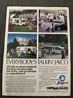 1990 Jayco Travel Trailer RV Ad Class C Motorhome Tent Camper Middlebury Indiana